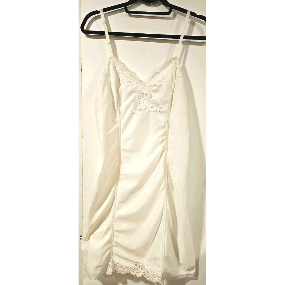 Kayser Lace Slip Dress Elena Gilbert Vampire Diaries ALT White MED Made in UK